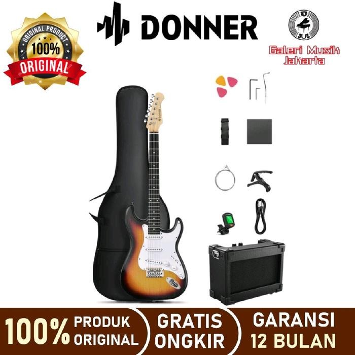 Donner DST-80 Sunbusrt - Gitar Electrik Donner DST 80 Sunburst free