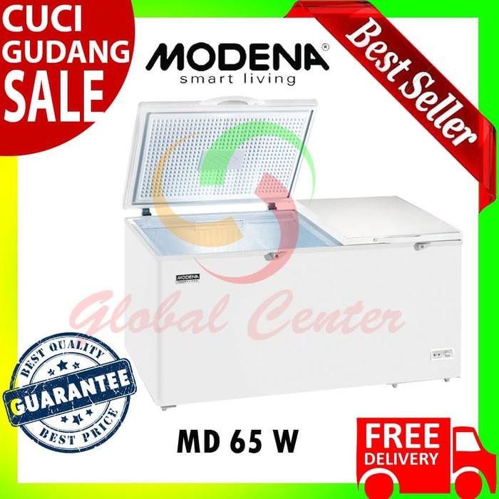 Md 65 W Est Freezer Modena 650 Liter Garansi