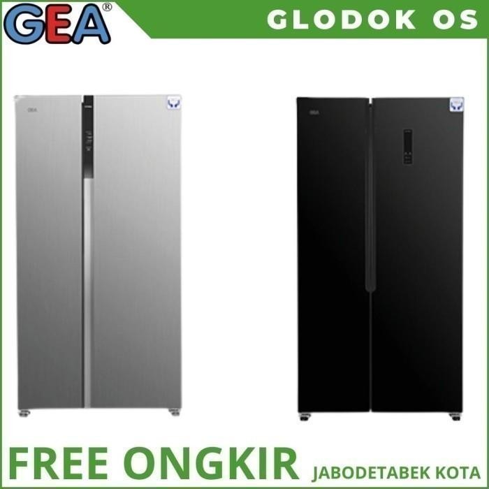 Kulkas Gea G2D-563 Kulkas 2 Pintu Side By Side Freezer