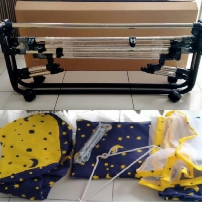 ORIGINAL Tiang Ayunan Bayi Stainless (TERBARU LIPAT LEBIH BAGUS dan PRAKTIS) READY STOCK