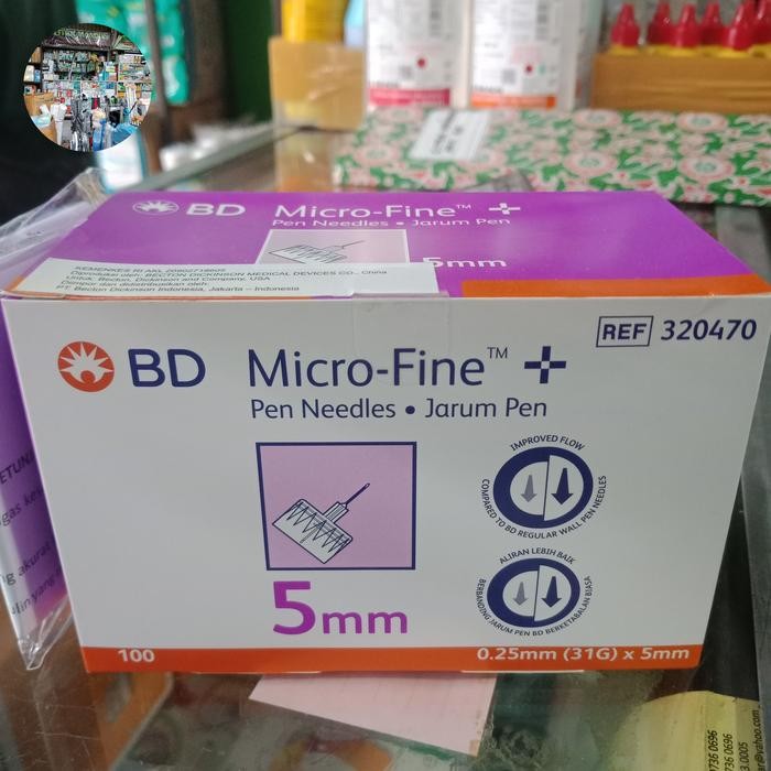 jarum insulin bd 5 mm