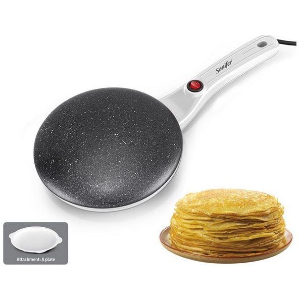 Hotpot Teflon Teplon Elektrik Alat Pemanas Pembuat Cetak Kulit Lumpia