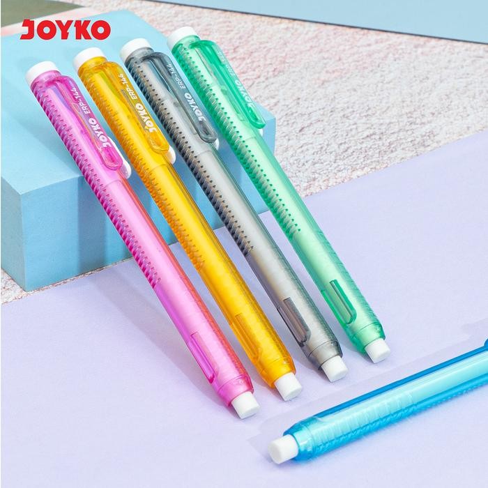 

Joyko Sliding Eraser Pen Mechanical Penghapus Mekanik Joyko Model Pen Ujian Panjang Anak Erp-144 Box