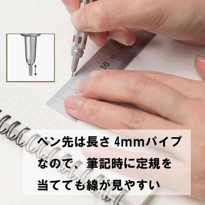 

Pentel Graph Gear 1000 Drafting Mechanical Pencil 0.3Mm 0.4Mm 0.5Mm 0.7Mm 0.9Mm Pensil Mekanik