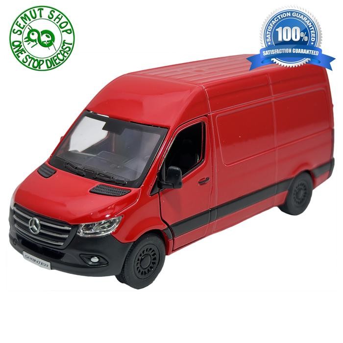 OSF1 Kinsmart Mercedes-Benz Sprinter Miniatur Mobil Van Mercedes Sprinter