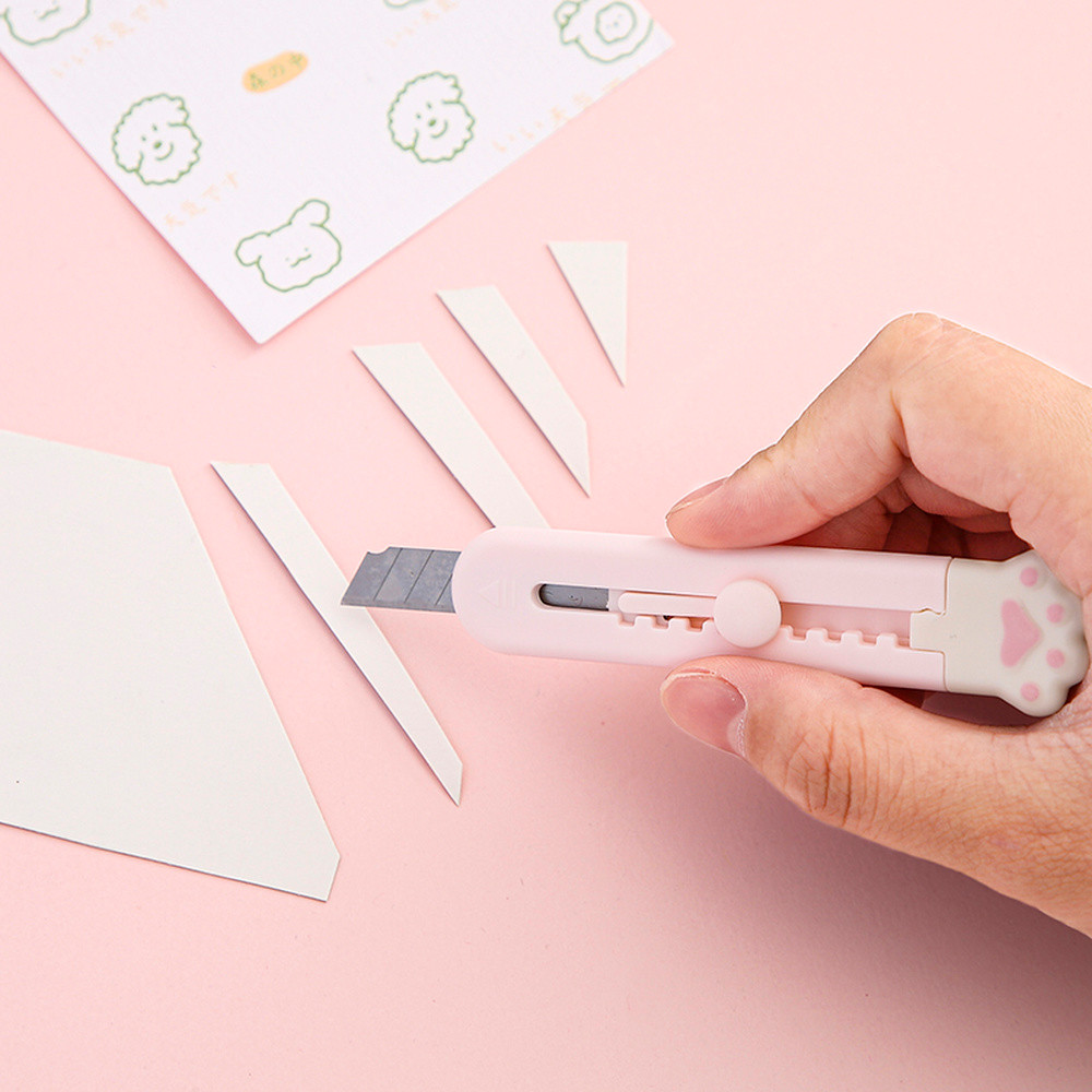 

Mr.Paper Mini Portable Cat Claw Utility Knife Cute Creative Exquisite Hand Account Decoration Paper