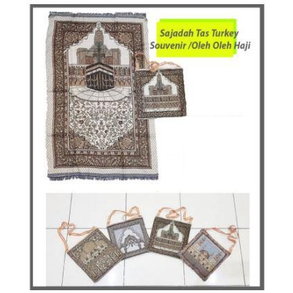 (Expert) Sajadah Tas Turkey /Souvenir Sajadah /Oleh Oleh Haji