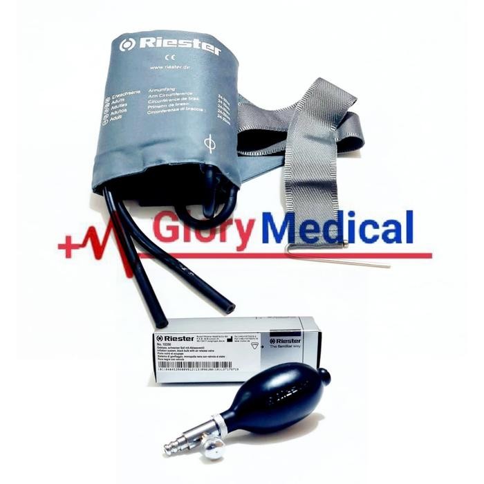 Manset Selang 2 Tensimeter Riester + Balon Tensimeter Riester