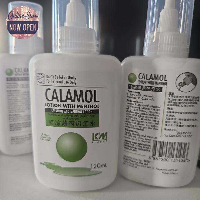 Icm Pharma Calamol Lotion Menthol 120Ml Original/Lotion Calamine
