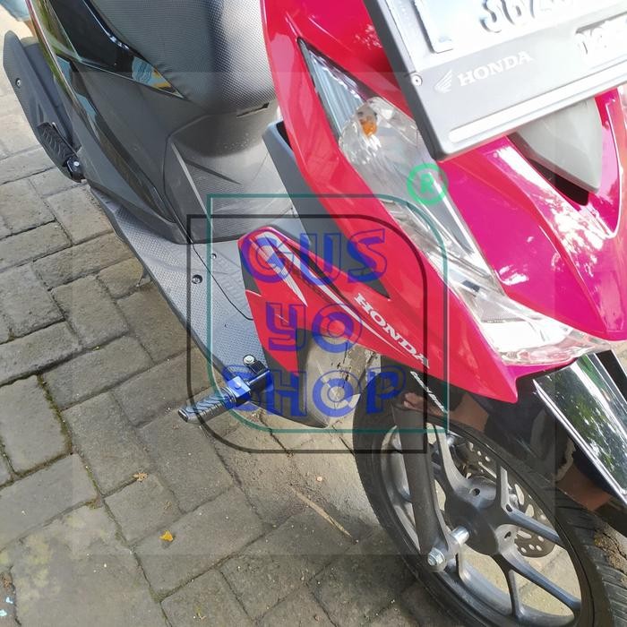 Pijakan Kaki / Footstep / Stepbar Depan Motor Matic Beat 2020 Fullset