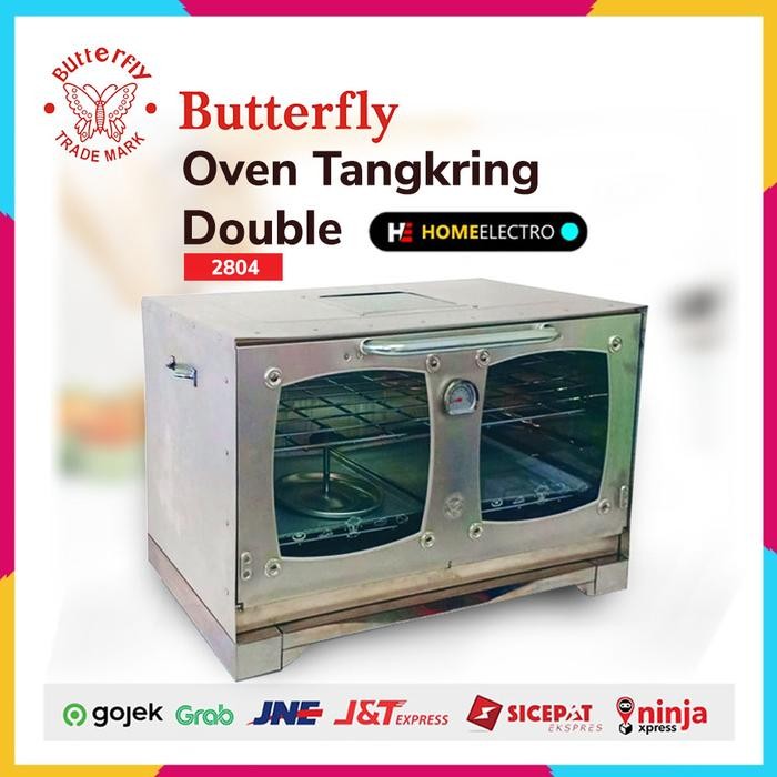 Oven Kompor 2 Tungku Butterfly Oven Tangkring Double Butterfly 2804