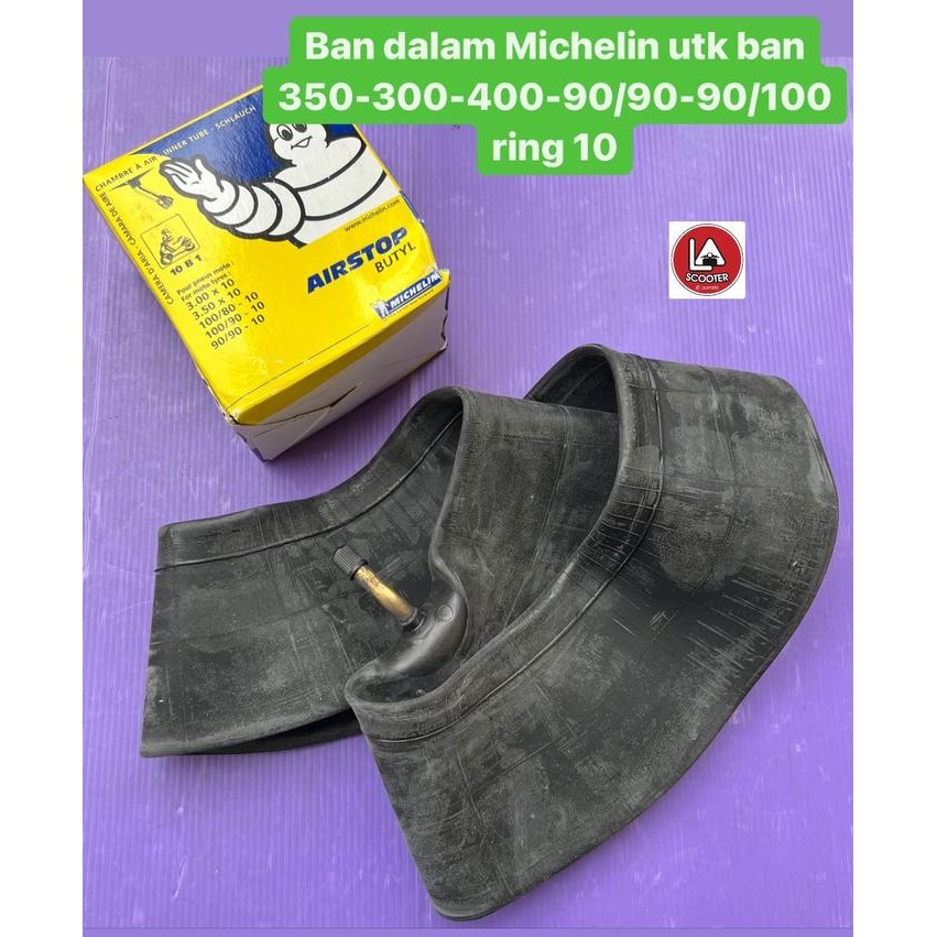 Ban dalam michelin utk ban ukuran ring 10 (300-350/10)