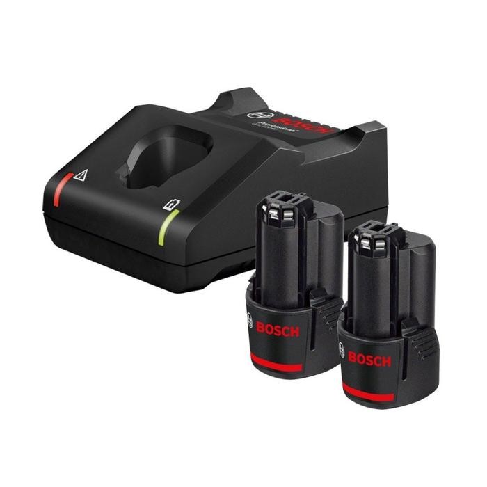 6BJB Bosch Starter Kit Baterai Charger 12V 2.0 Ah