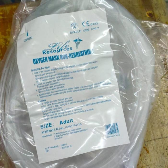 KEQZ Masker Non Rebreathing Dewasa / Masker Nrm