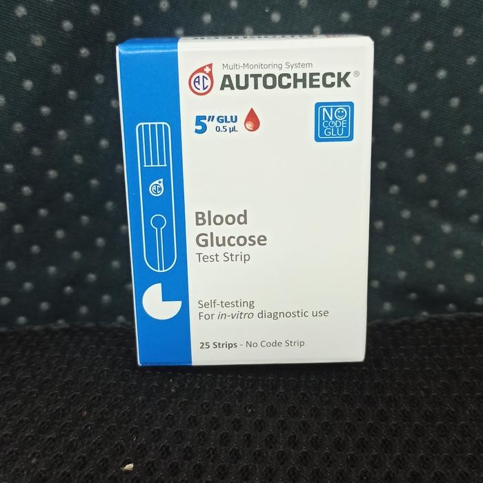 KEQZ Strip Autocheck Glucosa, Strip Autocheck Gula, Autocheck Gula