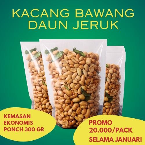 

4ZMI Kacang Bawang Daun Jeruk Kemasan Pouch