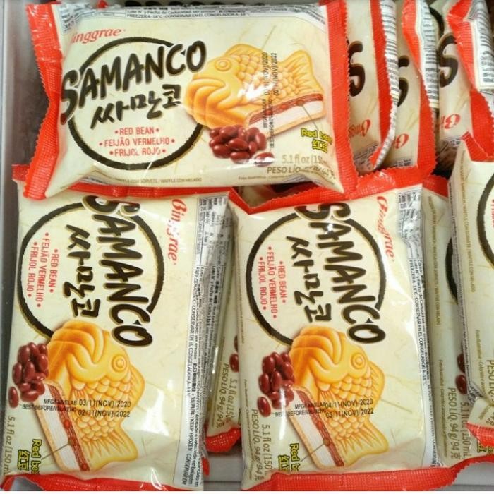 

4ZMI Ice Cream Binggrae Samanco Red Bean 150Ml