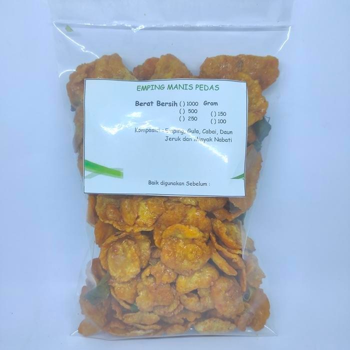 

4ZMI 500Gr Emping Rasa Manis Pedas - Vegan