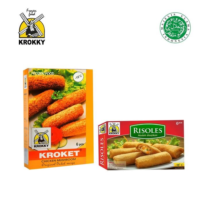 

4ZMI Krokky Set Kroket Chicken Mushroom & Risoles