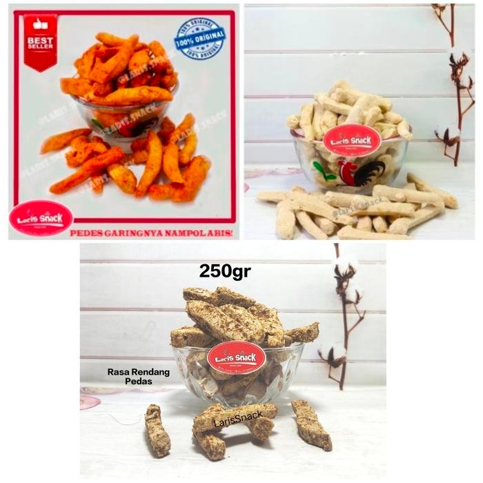 

4ZMI Stik Basreng Bakso Goreng Pedas Gurih Renyah Snack Kiloan 250Gr