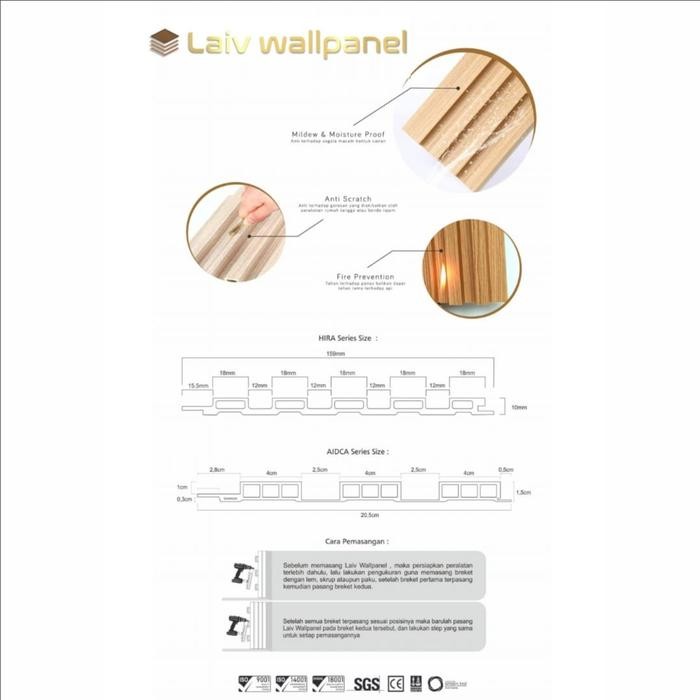Wallpanel Laiv Hira / Wpc Panel Dinding