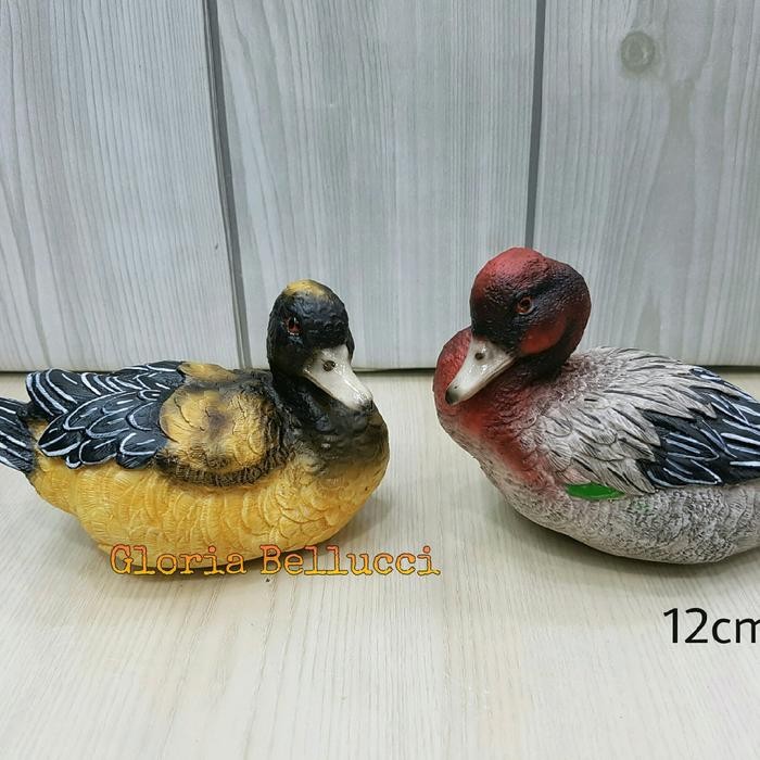 Patung Bebek Mandarin 2 Pajangan Duck Dekorasi Hiasan Rumah
