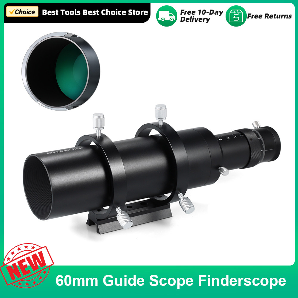 60mm Guide Scope Magnifier Finderscope for Astronomical Telescope
