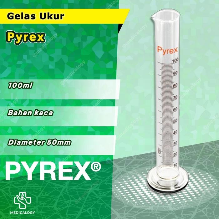 Pyrex Gelas Ukur 100Ml