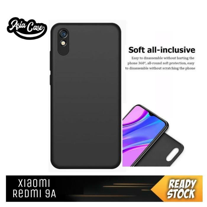 Soft Case Xiaomi Redmi Redmi 9A Casing Premium Black Matte Redmi 9A *