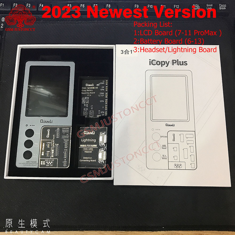 3 in 1 iCopy Plus 2.2 True Tone Light Sensor Battery Repair 6g-13 Vibrate Read/Write/Edit Recovery P