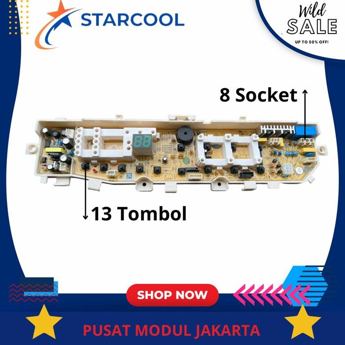 modul pcb mesin cuci samsung wobble 13 tombol