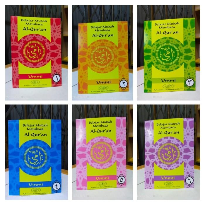 

ASLI Buku Belajar Mudah Membaca Al Qur'an Metode Ummi Jilid 1 -6 Al-Qur'An READY STOCK