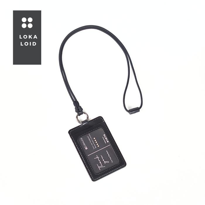 

ASLI Lanyard Round er Casual Id Card Tali Gantungan etag Kulit Design Lokaloid READY STOCK