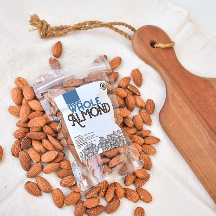 

IOI2 Natural Whole Almond ( Kacang Almond Natural ) 100 Gr Abadam