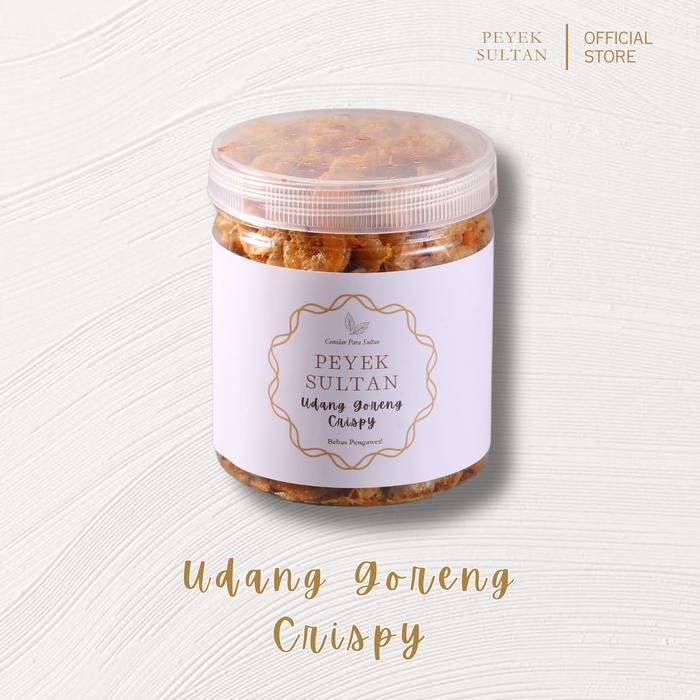 

IOI2 Udang Goreng Crispy - Lauk Enak, Renyah, Tanpa Pengawet Peyek Sultan