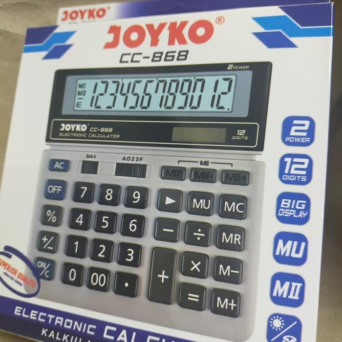 

CALCULATOR JOYKO SDC 868 - 12 DIGIT
