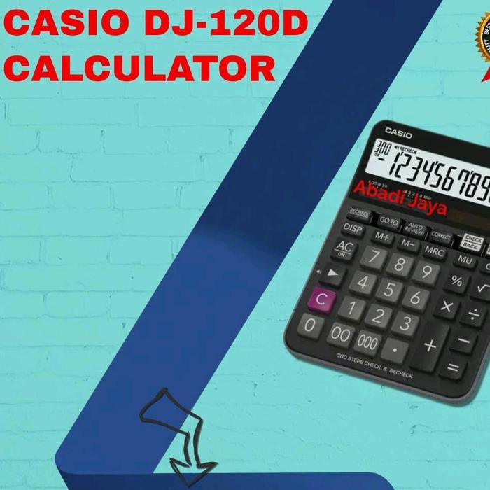 

Casio Dj-120D Calculator