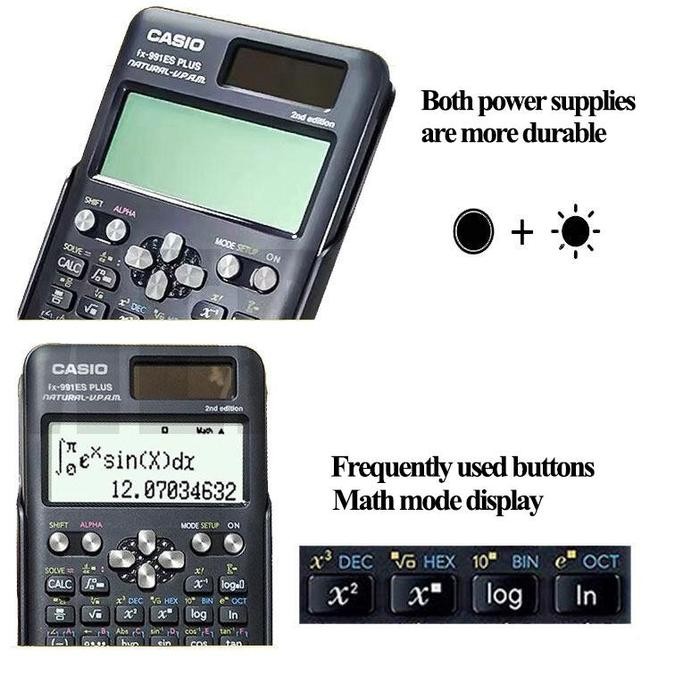 

TERMURAH KALKULATOR SCIENTIFIC CASIO FX-991EX/FX-991ES PLUS CASIO ORIGINAL KALKULATOR CALCULATOR