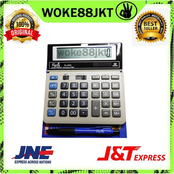 

WOKE88JKT KALKULATOR ROYALLY RY -868L