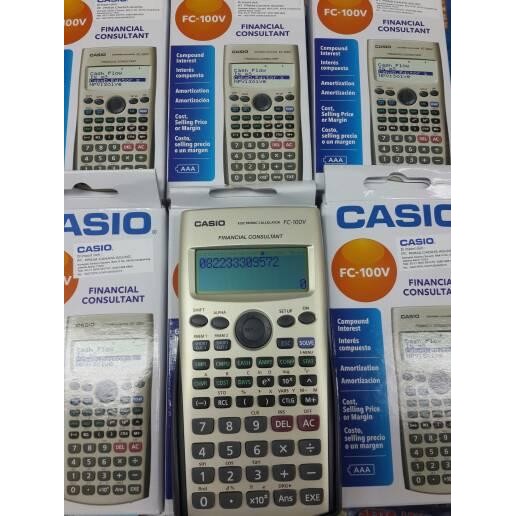

KALKULATOR CASIO FINANCIAL CONSULTANT SERI FC100V NEW GARANSI RESMI