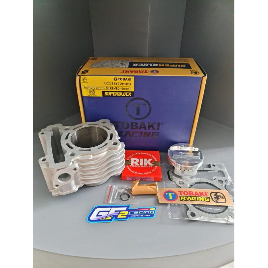 Super block mx king vixion tobaki 72 ceramic original tobakimalaysia