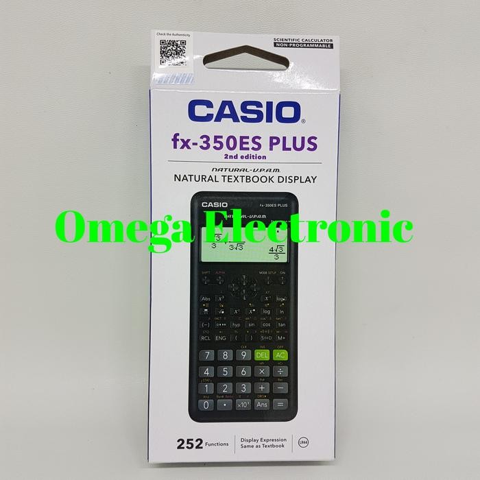 

Casio Fx-350Es Plus Scientific Calculator Kalkulator Sekolah Kuliah