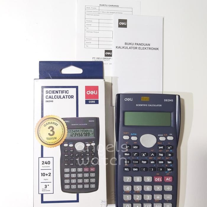 

Kalkulator Scientific / Kalkulator Deli D82Ms
