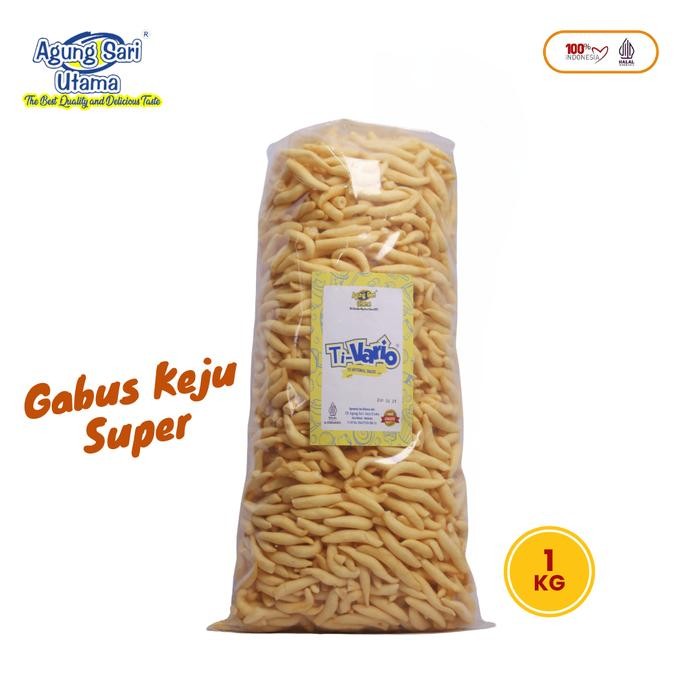 

3YC3 Ti-Vario Gabus Keju Super 1Kg - Gurih - Renyah - Cemilan - Viral - Enak