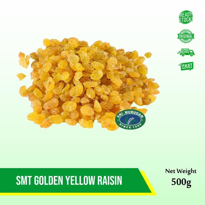 

3YC3 Smt Golden Yellow Raisin 500Gr