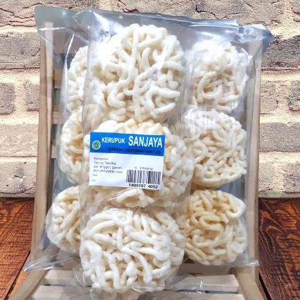 

3YC3 Kerupuk Ikan Tenggiri Super Merk Sanjaya Isi 8Pcs Bangka Food Snack Krupuk