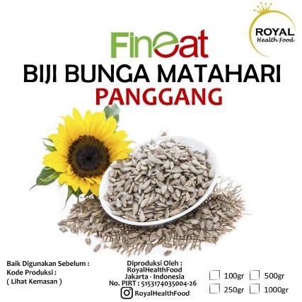 

3YC3 Roasted (Matang) Sunflower Seed (Biji Bunga Matahari) 250Gr