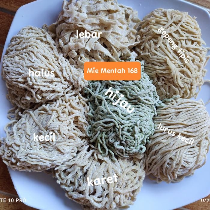 

H48Y Mie Mentah Keriting Kecil Ekonomis (Tanpa Telur) - Bakmie 168