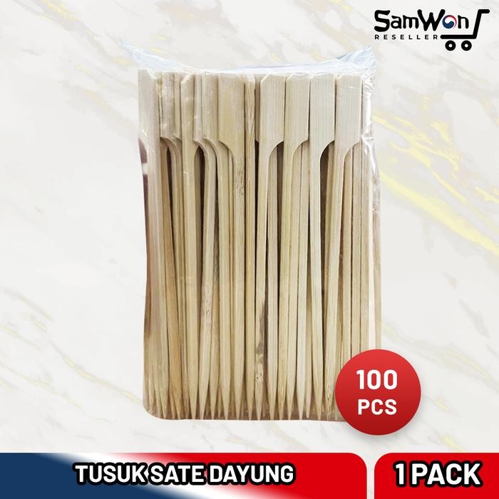 Tusuk Sate Dayung 15cm (100pcs) Bambu Jepang Korea Oriental PREMIUM