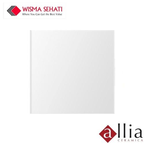 Keramik Polos 20x20 DF200 Keramik Lantai / Dinding Putih Matte Mozaik